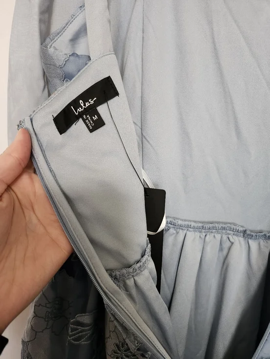 Lulus 'Poof Of Perfection' Floral Tie Strap Dress Size M - Picture 8 of 13